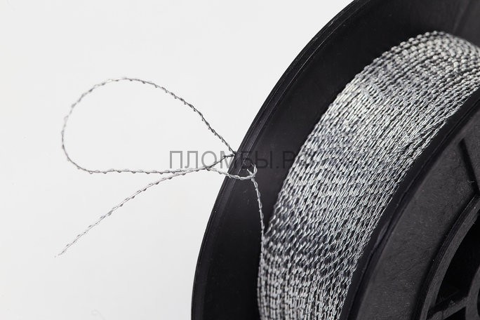 Проволока пломбировочная витая (спираль) металл+металл. Проволока пломбировочная витая (спираль) металл+металл.